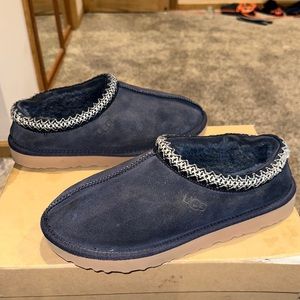 UGG Blue suede casual slippers